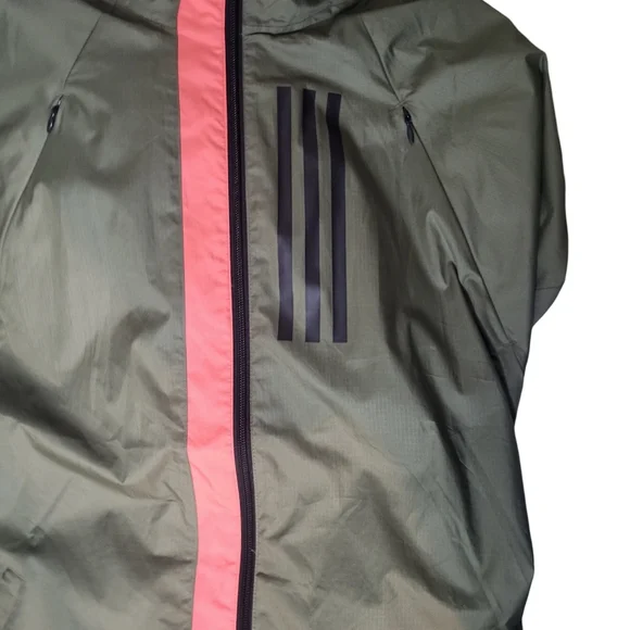 Adidas Green Mens Windbreaker Size M - Picture 7 of 8